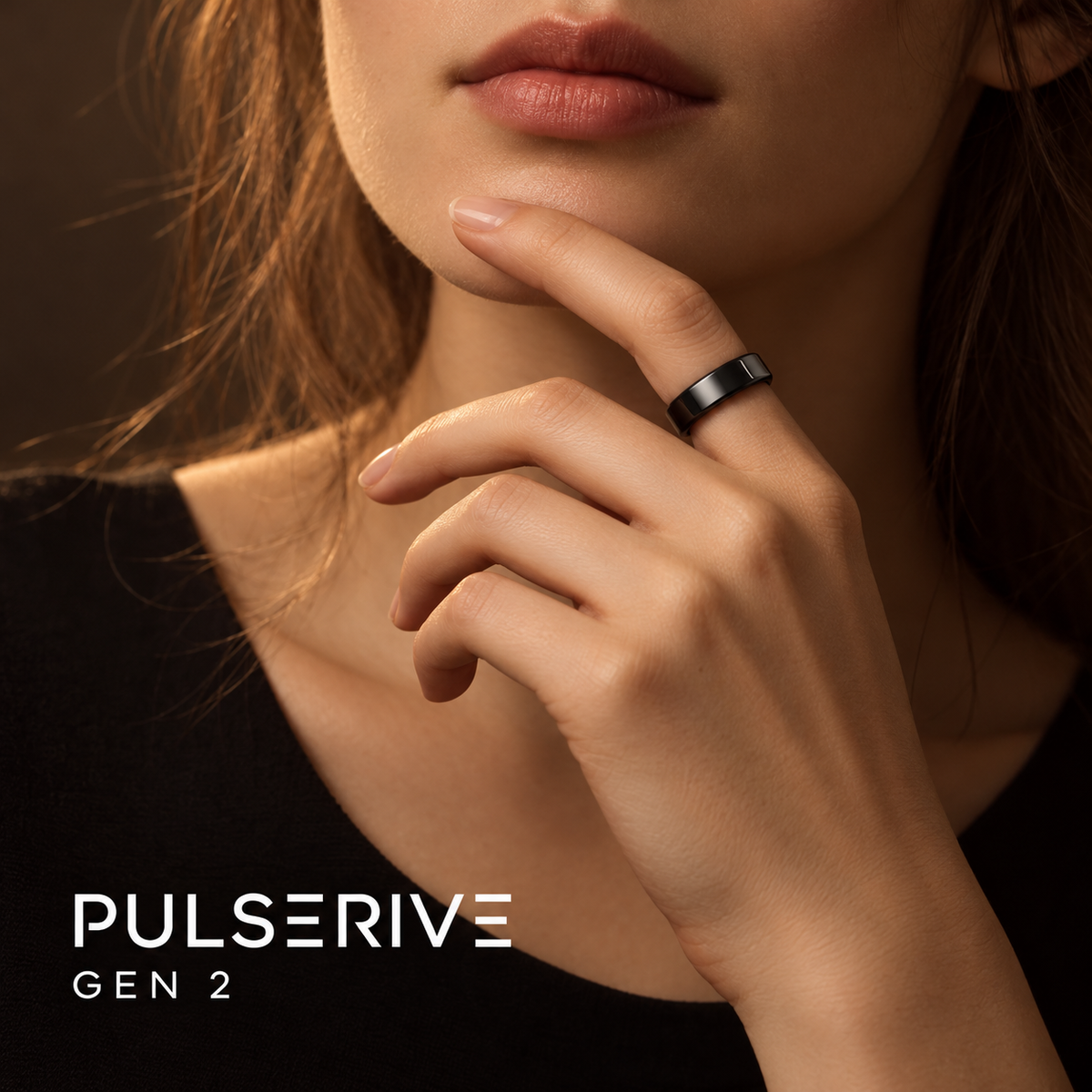 Pulserive Gen2 Smart Ring, Sleep Tracker, Activity & Fitness Tracker, Blood Pressure& Oxygen Tracke