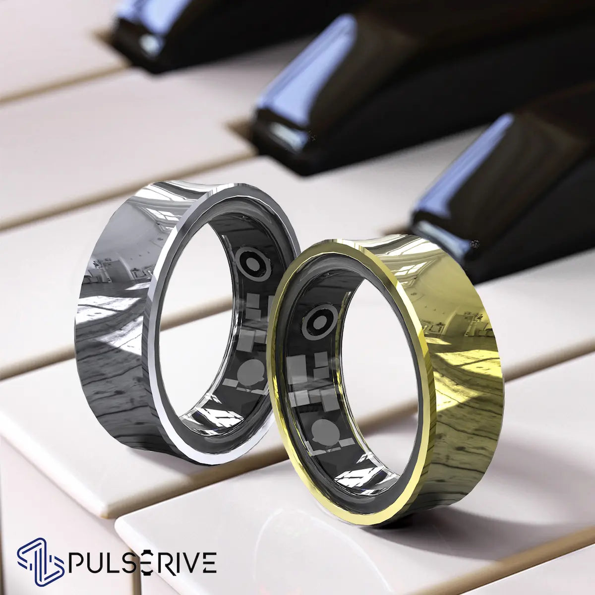 Pulserive Smart Ring, Sleep Tracker, Activity & Fitness Tracker, Blood Pressure& Oxygen Tracker