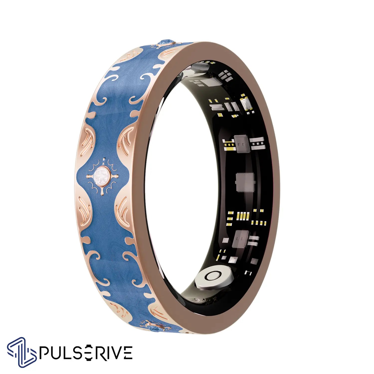 Pulserive Solara Smart Ring, Sleep Tracker, Activity & Fitness Tracker, Blood Pressure& Oxygen Tracker