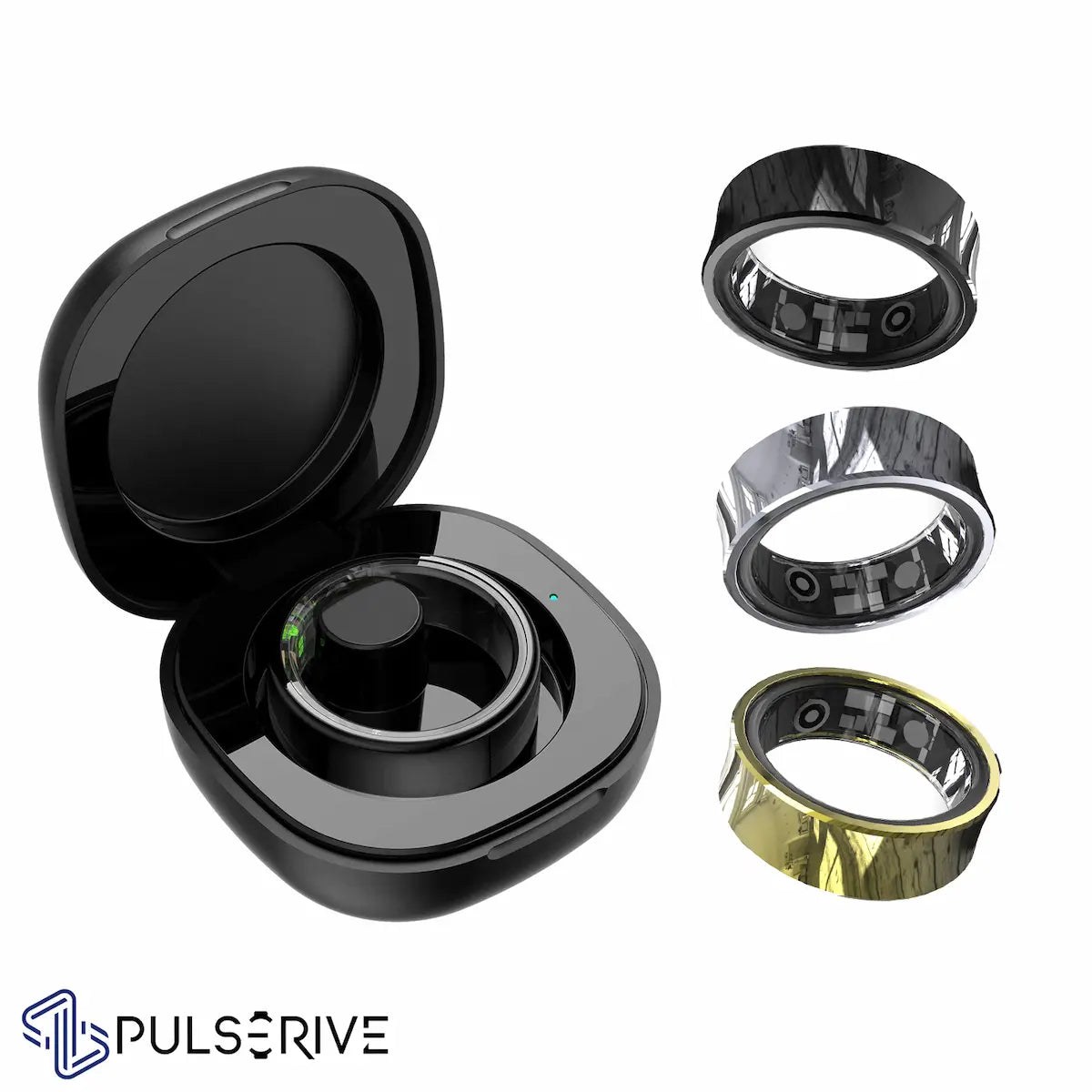 Pulserive Smart Ring, Sleep Tracker, Activity & Fitness Tracker, Blood Pressure& Oxygen Tracker