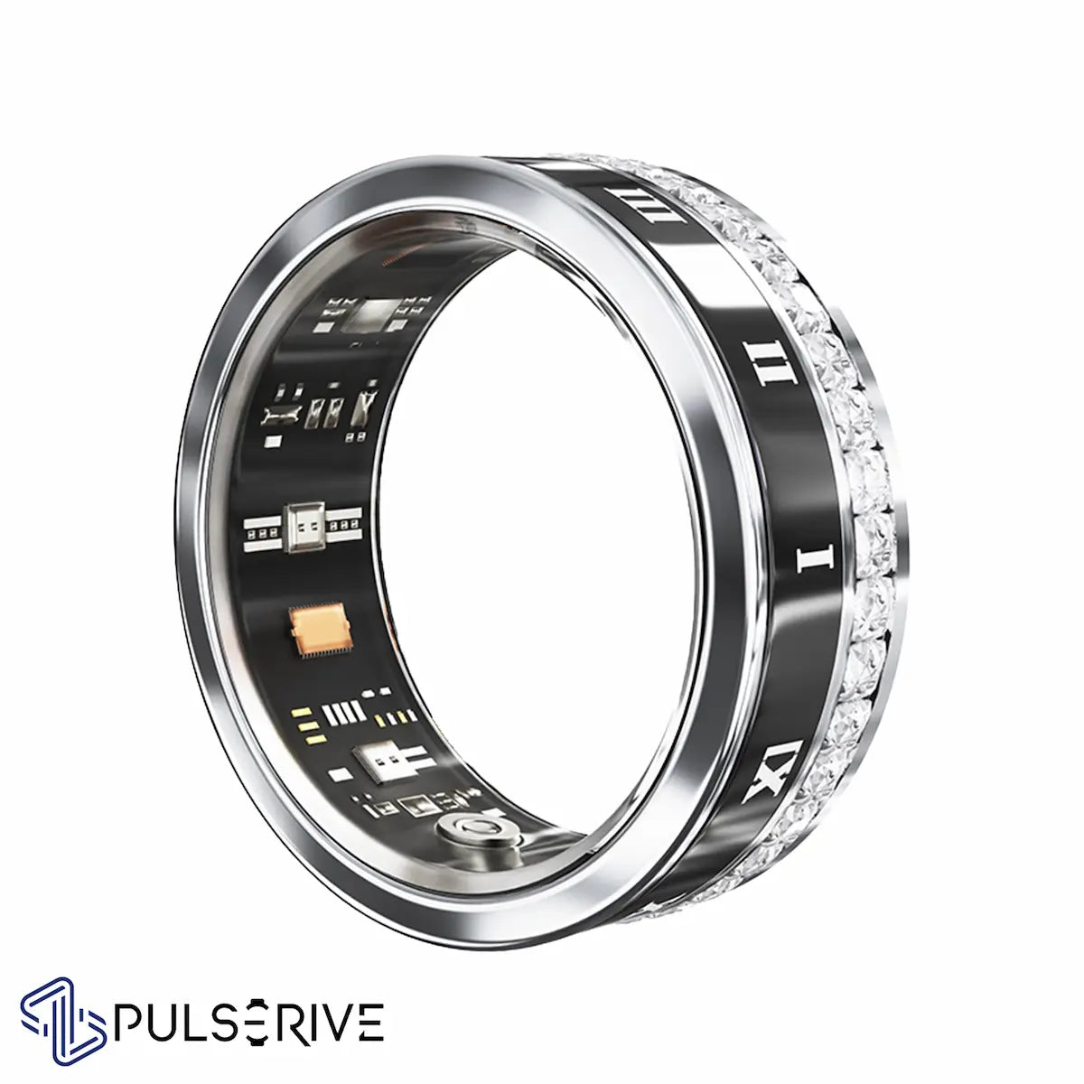 Pulserive Diamora series Smart Ring, Sleep Tracker, Activity & Fitness Tracker, Blood Pressure& Oxygen Tracker