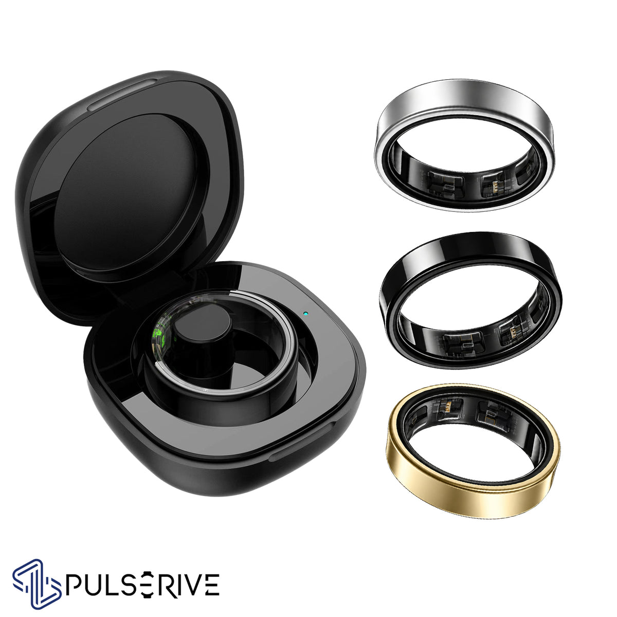 Pulserive Gen2 Smart Ring, Sleep Tracker, Activity & Fitness Tracker, Blood Pressure& Oxygen Tracke